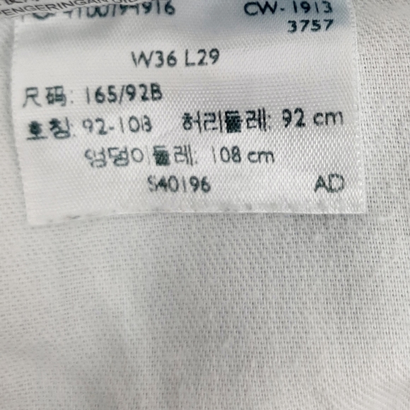 Levis 501 Men's Medium Wash Straight Leg Button Fly Blue Denim Jeans Size 36x29 - Picture 12 of 16